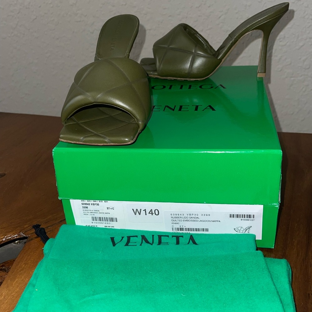 Bottega Veneta Quilted Lido Heel
